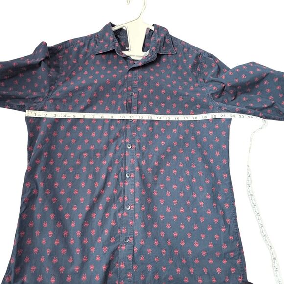 Rodd & Gunn Men's Frankleigh Park Long Sleeve Button Down Shirt Navy Size Large - Picture 6 of 8